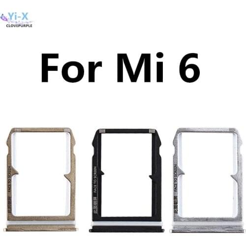 10PCS/lot For Xiaomi 6 MI 6 MI6 nano Sim Micro SIM Card SD Reader Holder Sim Tray Adapter