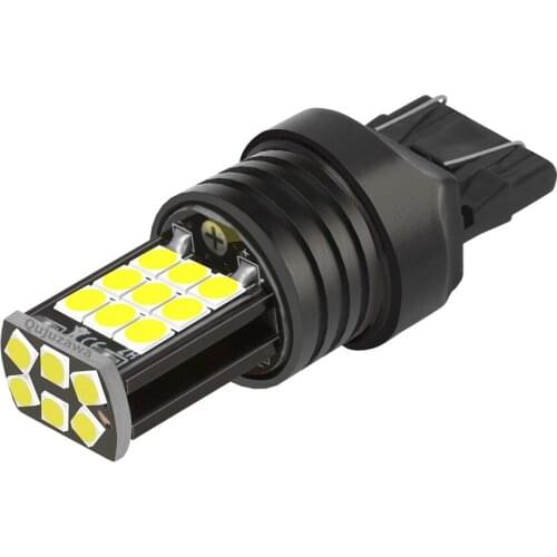 10PCS T20 7443 W21/5W Super Bright LED Car Tail Brake Bulb Turn Signal Auto Rear Fog Lamp Daytime Running Light Red White Yellow