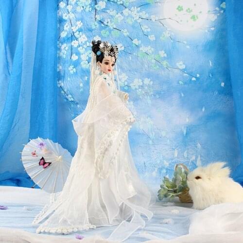 35cm Collectible BJD Goddess of the Moon Chang'e Doll with Costume Kits