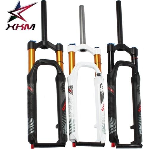 LUTU mountain bike front fork damping tortoise and rabbit adjustment 26 27.5 29 inch black tube gold tube shock absorber airfork