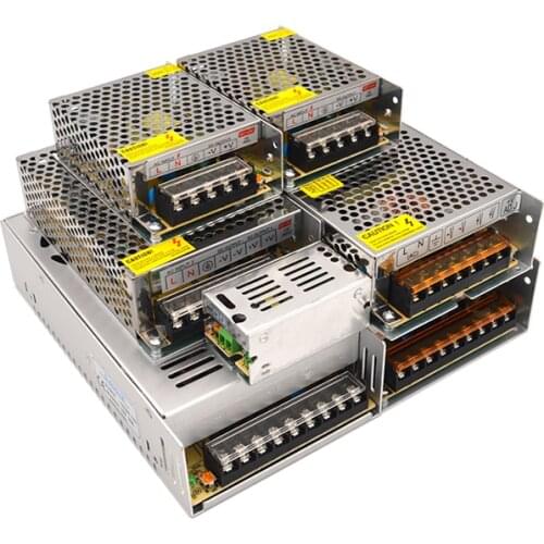 Switching Power Supply 5 12 36V Volt Transformer Source 1A 2A 3A 5A-60A AC DC Charger Adapter 9V SMPS LED Driver For Strip Light