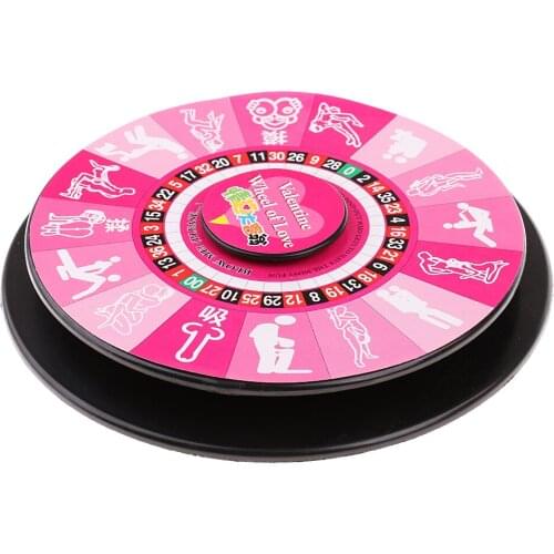 Adult Game Action Instruction Turntable Spinner Party Supplies