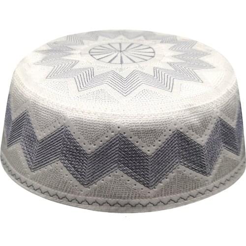 Allah Caps Men Ramadan Arabia Kippa Islamic Cotton Biquini Muslim Hats Prayer African Embroidery Hats Adult Man Key Caps