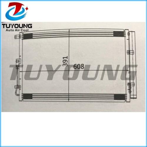 High quality ac Condenser for KIA SOUL 10-13 608*391*16 97606-2X000