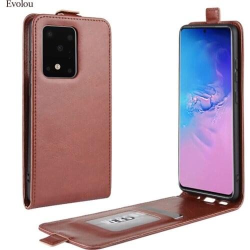 Retro Leather Cover for Samsung S20 Plus A51 A81 M80S M60S Case Vertical flip Case for Samsung A71 A41 A01 phone cover bag