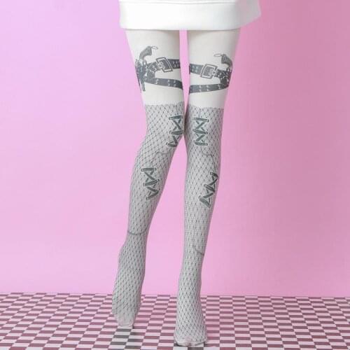 Pantyhose Print Lace Thick Running Chick Sling Pistol Cn(origin) 140D Thickness Cotton, Dropship