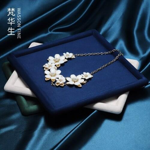 New Style jewelry tray display tray bracelet necklace ring watch receive tray jewelry look at the tray