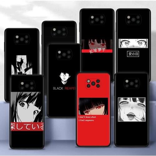 Manga Kakegurui Case for Xiaomi Poco X3 Pro M3 F3 F1 Pocophone X3 NFC M3 Pro 5G Silicone Phone Cover Coque Soft TPU Shell Capa