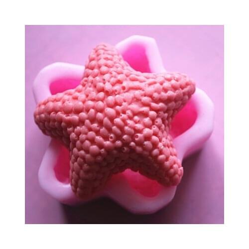 Starfish S180 Craft Art Silicone Soap mold Craft Molds DIY Handmade soap molds