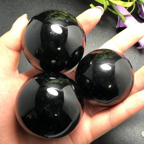 Natural colorful obsidian crystal ball, the town house feng shui art