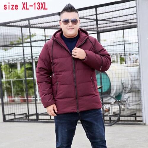 New arrival winter fashion high quality super large Men Casual Warm Thick with hood Loose Down Jacket oat size XL-11XL 12XL 13XL