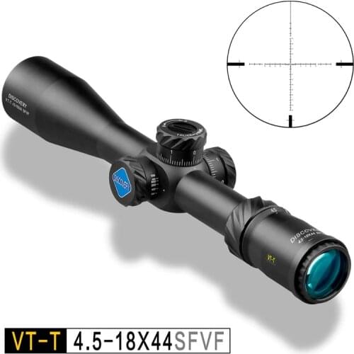 DISCOVERY VT-T 4.5-18X44SFVF FFP Long Range First Focal Plane Riflescope Shooting Optics Glass Etched Reticle Sights With Phone