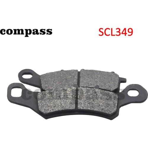 1 Pair Black Color Front Motorcycle parts Brake Pads Right Hand for Kawasaki KFX450 R KVF650 KVF 700 Bike Racing
