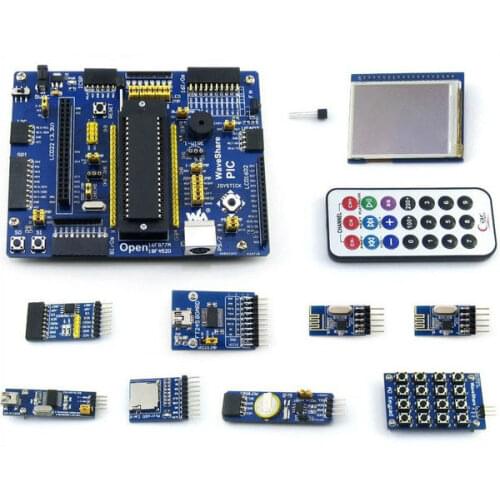 PIC16F877A-I/P PIC16F877A PIC 8-bit RISC Evaluation Development Board +11 Accessory Modules = Open16F877A Package A
