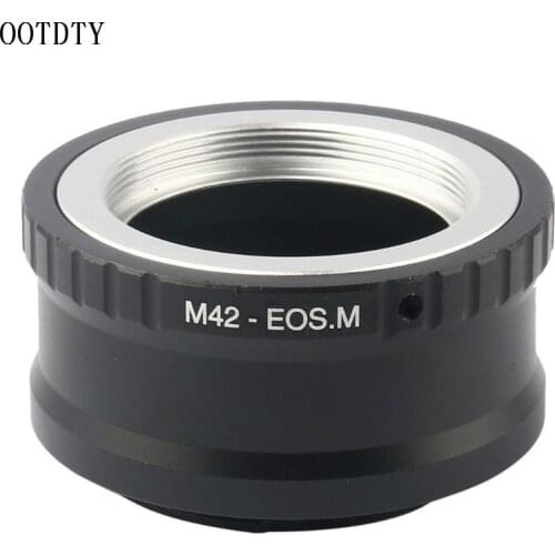OOTDTY Adjustable M42 Lens to for Canon EOS M M2 M3 EF-M Mirrorless Camera Adapter Ring
