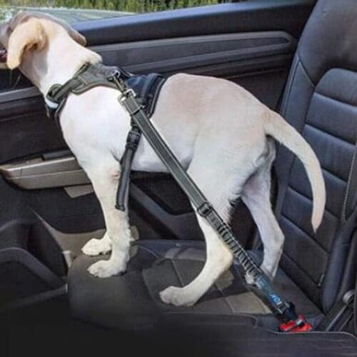 Dog Seat Belt Adjustable Pet Dog Cat Car Safety Belt Reflective Nylon Vehicle Seatbelt Harness for Small Medium Large Dog