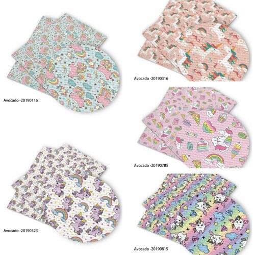 Huangtao Diy 50X150cm Unicon Printing Cartoon Character Pattern Double Brush Poly Fabric By Yard 100% Polyester Fabric