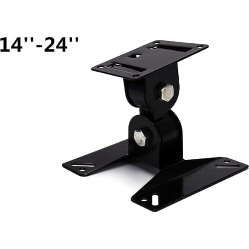 Universal Rotated TV PC Monitor Wall Mount Bracket for 14 - 24 Inch LED LCD Falt Panel TV With 180 Degrees Around