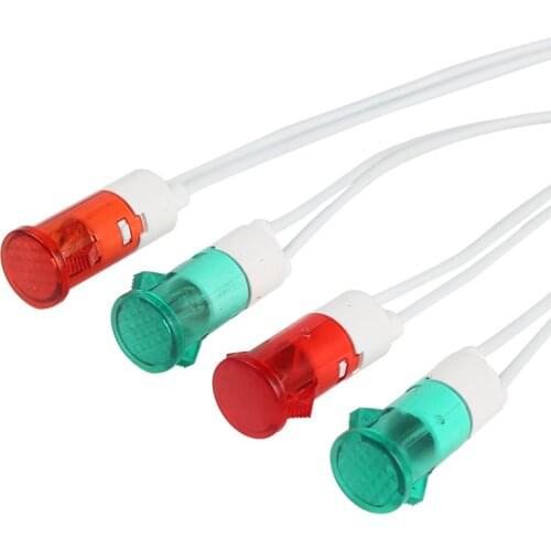 5PC Waterproof Refrigerator Signal Light 12.5mm Low Voltage Electrical Micro Indicator Light Mdx-14a Power Indicator Light