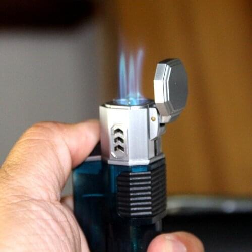 High Firepower Hexagonal Three-stroke Creative Porcelain Processing Special Small Spray Gun Small Welding Torch Gadgets for Men