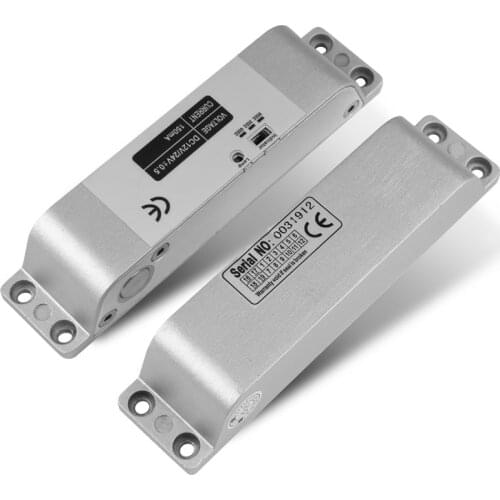 ELECTRIC BOLT LOCK DC 12V Fail Safe Aluminium alloy ACCESS CONTROL LOCK with 5wires time delay 0 3 6second for Door entry system