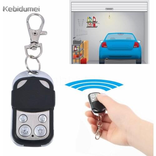 1/5pcs 4 Channel Universal 433Mhz Garage Door Cloning Remote Control Key Fob Gate Copy Code Learning Garage Door Controller