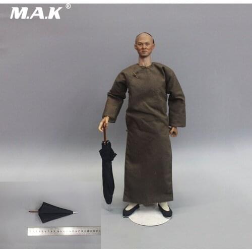 1/6th Figure Accessory Black Umbrella Model About 17cm ZY3003 for 12'' Action Figure