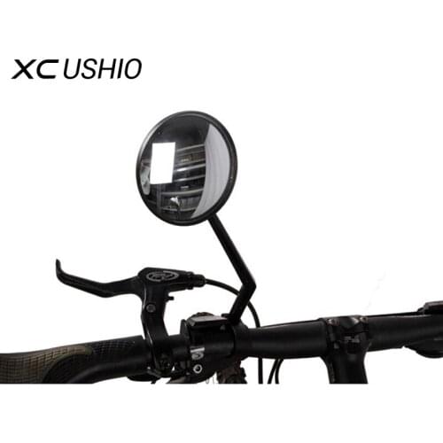 1 piece rear view mountain sport & Road street Bike side convex mirror glass for Bicycle handlebar mirrors back kind to bike