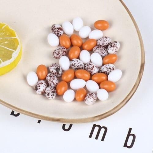 10Pcs Dollhouse Simulation Egg Phone Shell Accessories Micro Landscape Decorate