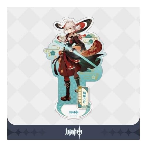 11x15.5cm Game Genshin Impact Kaedehara Kazuha Acrylic Stand Display Figure Model Toys Badge Brooch Button Desktop Decor Toy