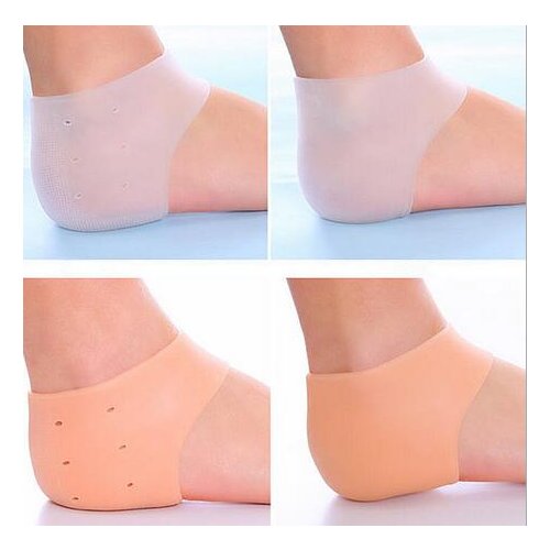 2pcs/set Massage gel socks Silicone Moisturizing Gel Heel Socks Like Cracked Foot Skin Care Protector 2 Styles 2 Colors jk17