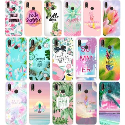 311FG Cool in summer Soft Silicone Tpu Cover Case for Honor 10 huawei p mate 10 20 lite y5 y6 prime 2018