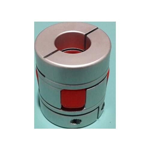 6.35x10mm CNC Flexible Jaw Spider Plum Coupling Shaft Coupler D25L30