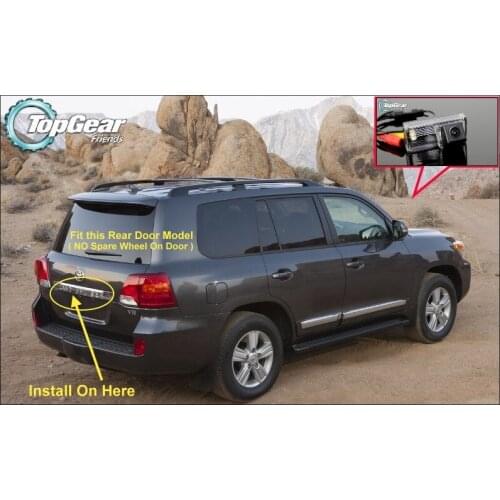 Car Camera For TOYOTA Land Cruiser LC 200 LC200 2008~ 2014 High Quality Rear View Back Up Camera For TG Fans Use| CCD + RCA