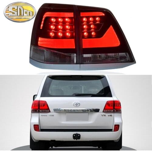 Car LED Taillight Tail Light For Toyota Land Cruiser 200 FJ200 LC200 2008 - 2015 Rear Fog Lamp + Brake + Reverse + Turn Signal