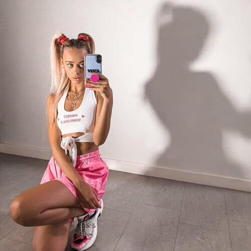 Fast Dry Women Gym Shirt Sexy Neck Strap Yoga Tops Sleeveless Sports Tank Tops Workout Top Slim Fit Fitness Vest Running Clothes