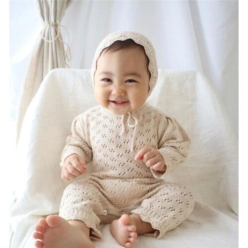 Knitted Baby Clothes Newborn Autumn Baby Romper Jumpsuit For Girl Toddler Infant Boy Girl Romper Clothes Baby Playsuit Overalls