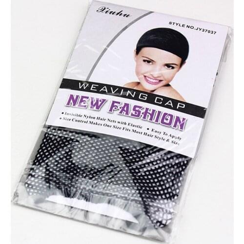 Top Sale Hairnets good Quality Mesh Weaving Black Wig Hair Net Making Caps, Weaving Wig Cap & Hairnets