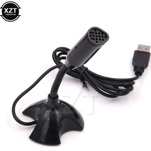 1pcs Mini Computer Microphone USB For PC Notebook Laptop for Skype KTV Studio Speech Chatting Singing Video Games Recording Mic