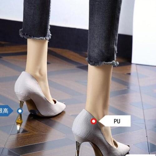 2021 Summer New Fashion Comfortable Pointed Bow Women Sandals One Word Buckle Womens Casual Sandals Mature Sexy Stiletto Heels