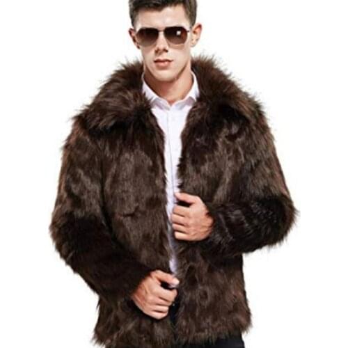 Autumn short faux mink leather jacket mens winter thicken warm fur leather coat men slim jackets jaqueta de couro fashion B54