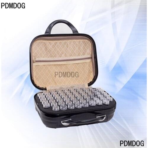 PDMDOG New 132 Bottles Diamond Painting Accessories Handbag Bead Storage Bottle Diamond Embroidery Multi-function Tools Kits