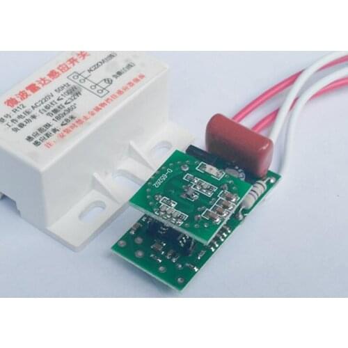 10pc/lot Switch 220V 100W Auto IR Infrared Module Sensing Microwave Radar Body PIR Sensor Switch