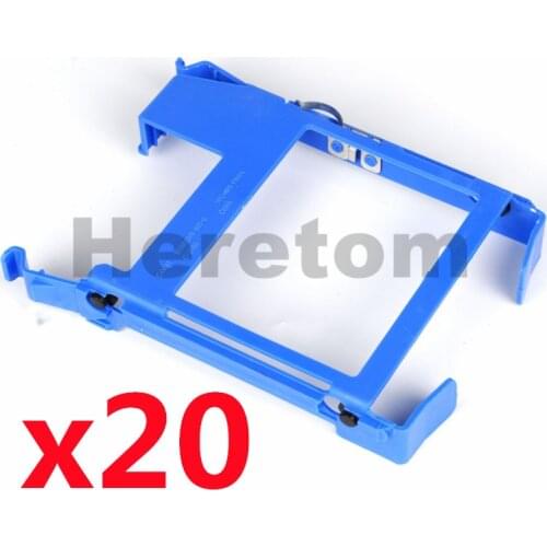 20 pcs Heretom HDD Tray Caddy Bracket DN8MY PX60023 For Dell 390 790 990 3010 7010 9010 3020 7020 9020 T20 T1700 T3610