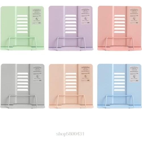 Morandi Adjustable Metal Reading Book Holder Bookend Support Document Shelf Tablet Stand N06 20 Dropshipping