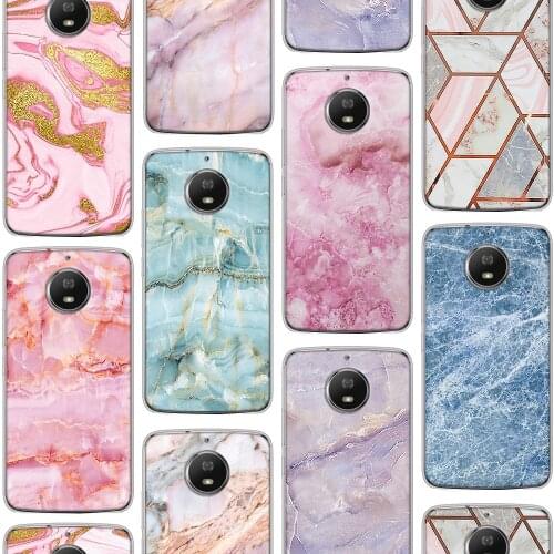 Luxury Vogue Fashion Marbling Case For Motorola Moto G9 G10 G30 G8 E7 E6S G7 G6 E6 G5 G5S E5 One Macro Plus Play Power Lite TPU