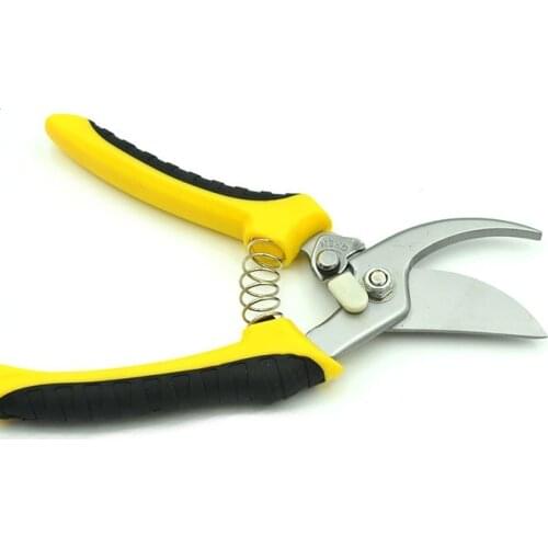 Garden Scissor bypass Orchard tool secateur bonsai Shrub trim Shear pruning cut anvil Branch Hand pruner Plant tree graft cutter