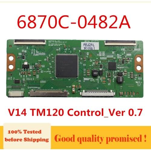 Tcon Board 6870C-0482A V14 TM120 Control_Ver 0.7 for Vizio M552I-B2 LG TV PAV5532-01 TX-55AS802B 3489BD ...etc. Logic Board