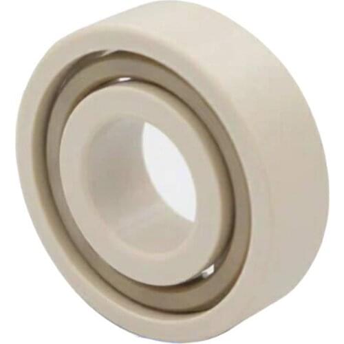 PEEK High Temperature Bearing 633 634 635 636 637 638 639 1PC ZrO2 Ceramic Ball Precision Plastic Bearings