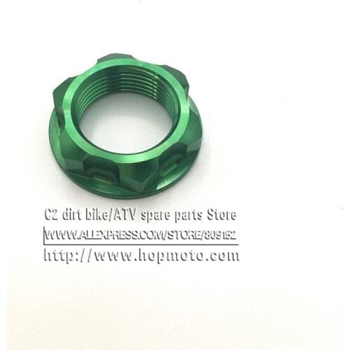 CNC Billet Steering Stem Nut For KX125 250 04-08 KX250F 04-16 KX450F 06-16 KLX450R 08-09 Dirt bike Off Road Motocross